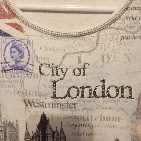 City of London Women's Long Sleeve Tee Size L - Picture 2 of 6
